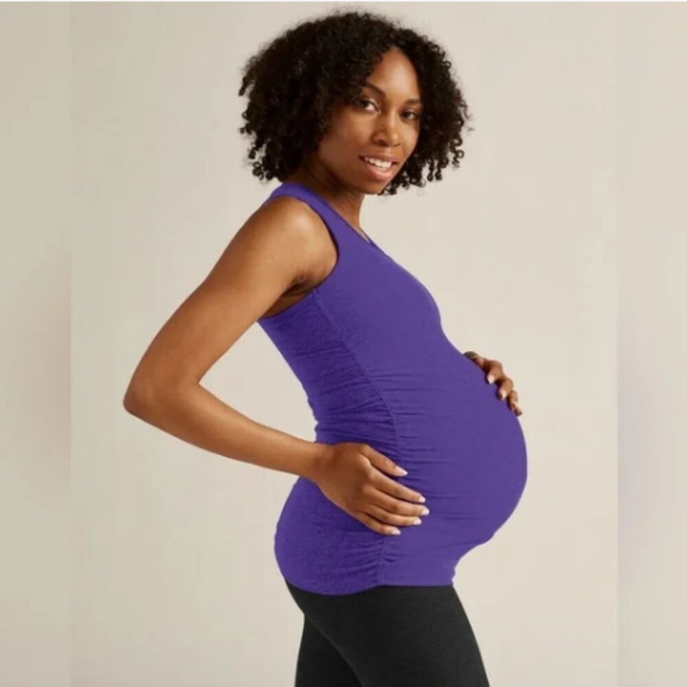 Beyond the Bump Featherweight Let it Grow Racerback Maternity Tank Top
